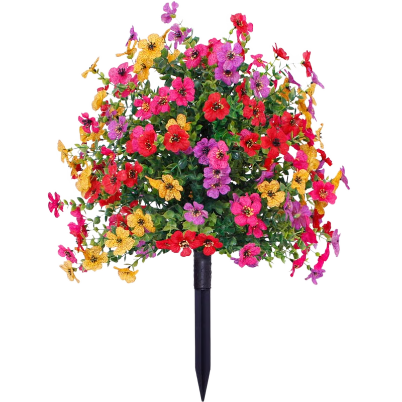 UP TO 49% OFF Artificial Violet for Outdoor Indoor Garden Home Decoration