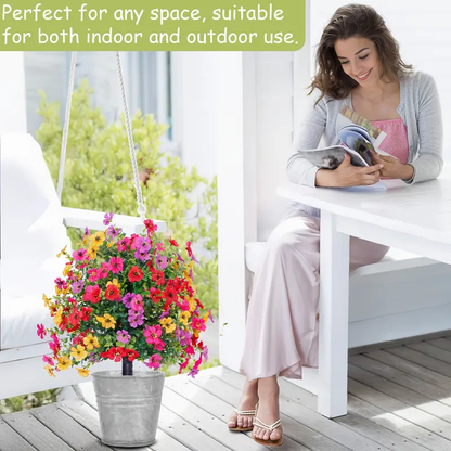 UP TO 49% OFF Artificial Violet for Outdoor Indoor Garden Home Decoration