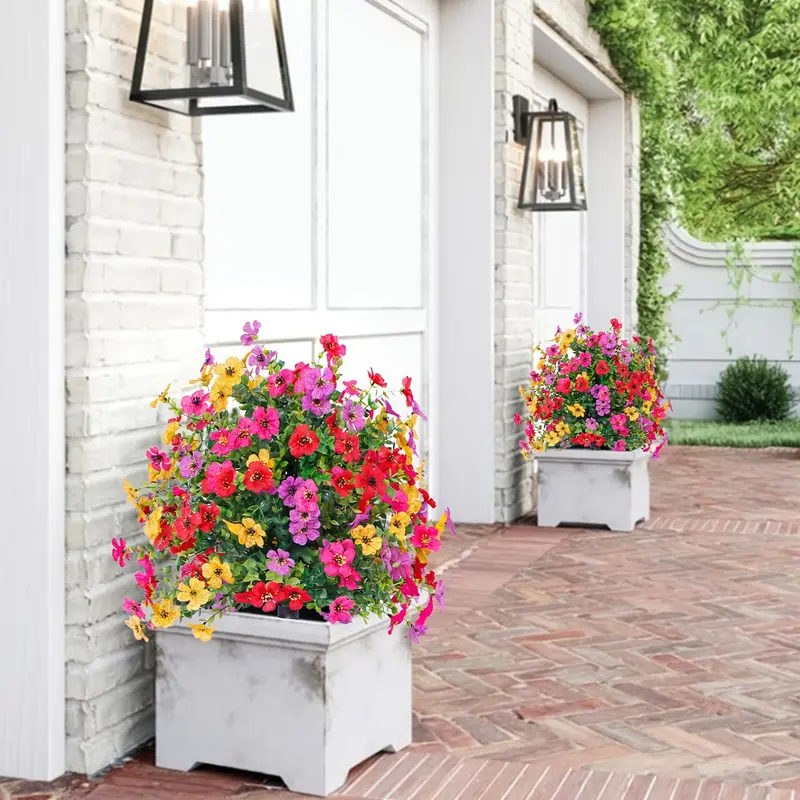 UP TO 49% OFF Artificial Violet for Outdoor Indoor Garden Home Decoration