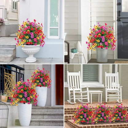 UP TO 49% OFF Artificial Violet for Outdoor Indoor Garden Home Decoration