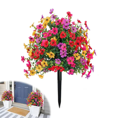 UP TO 49% OFF Artificial Violet for Outdoor Indoor Garden Home Decoration