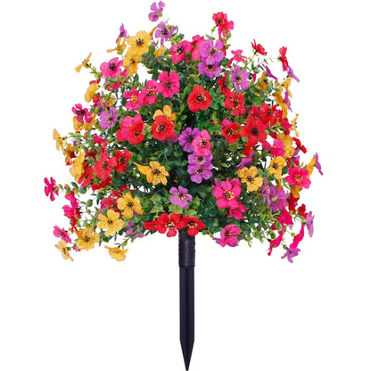 UP TO 49% OFF Artificial Violet for Outdoor Indoor Garden Home Decoration