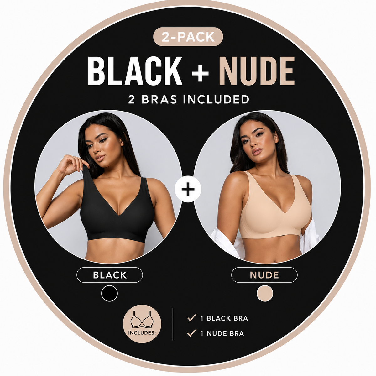 🌸💖Last Day! 50% OFF 2-Pack LBMLBM® Wireless Lifting Jelly Bra