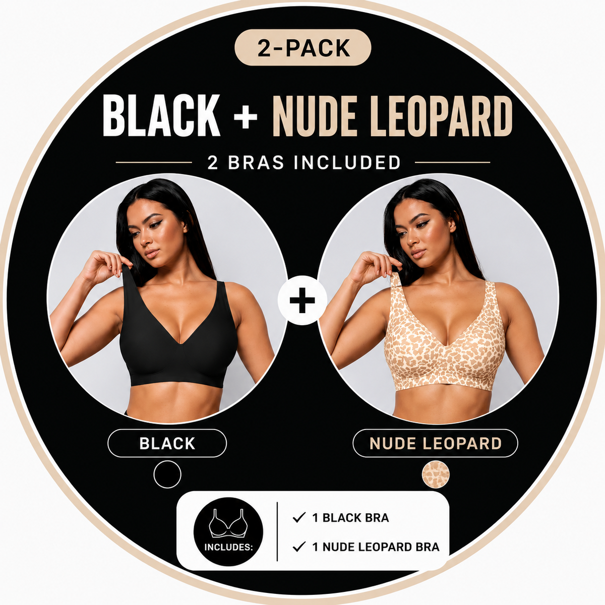 🌸💖Last Day! 50% OFF 2-Pack LBMLBM® Wireless Lifting Jelly Bra