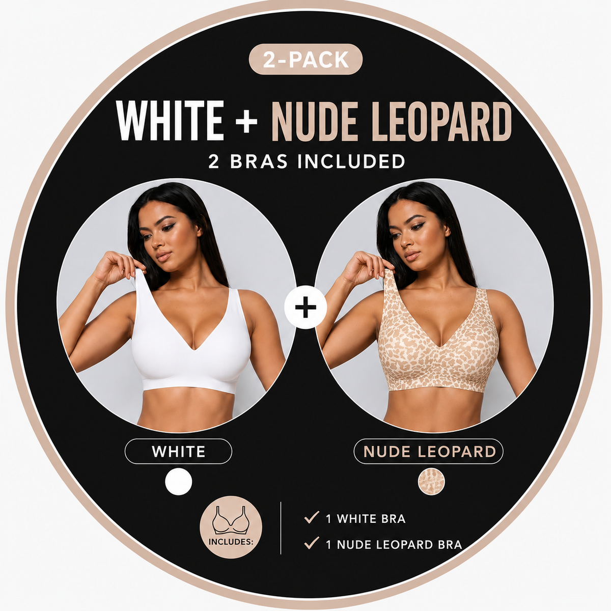🌸💖Last Day! 50% OFF 2-Pack LBMLBM® Wireless Lifting Jelly Bra