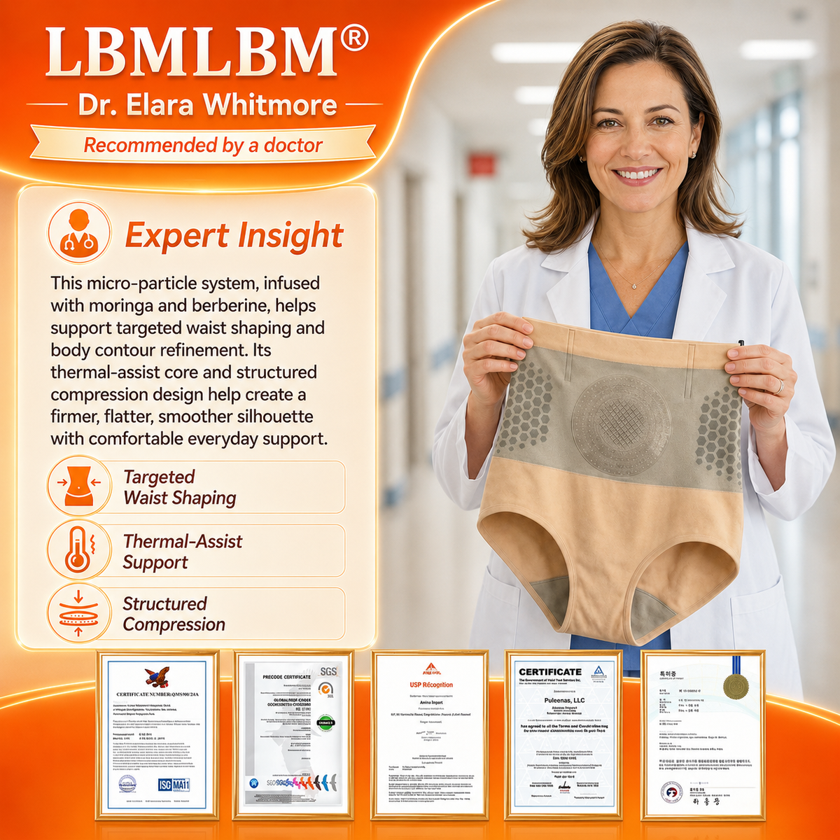 LBMLBM® 4-in-1 Moringa & Berberine Sculpting Shorts